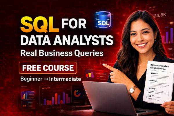 SQL for Data Analysts – Real Business Queries (Free Course)